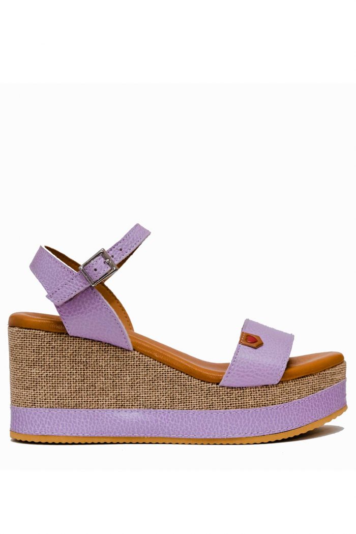 OH MY SANDALS LILAC PLATFORMS