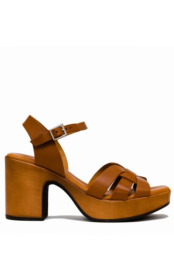 OH MY SANDALS TABA LEATHER HIGH HEELS